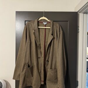 Croft & Barrow Herringbone Plus Size Blazer